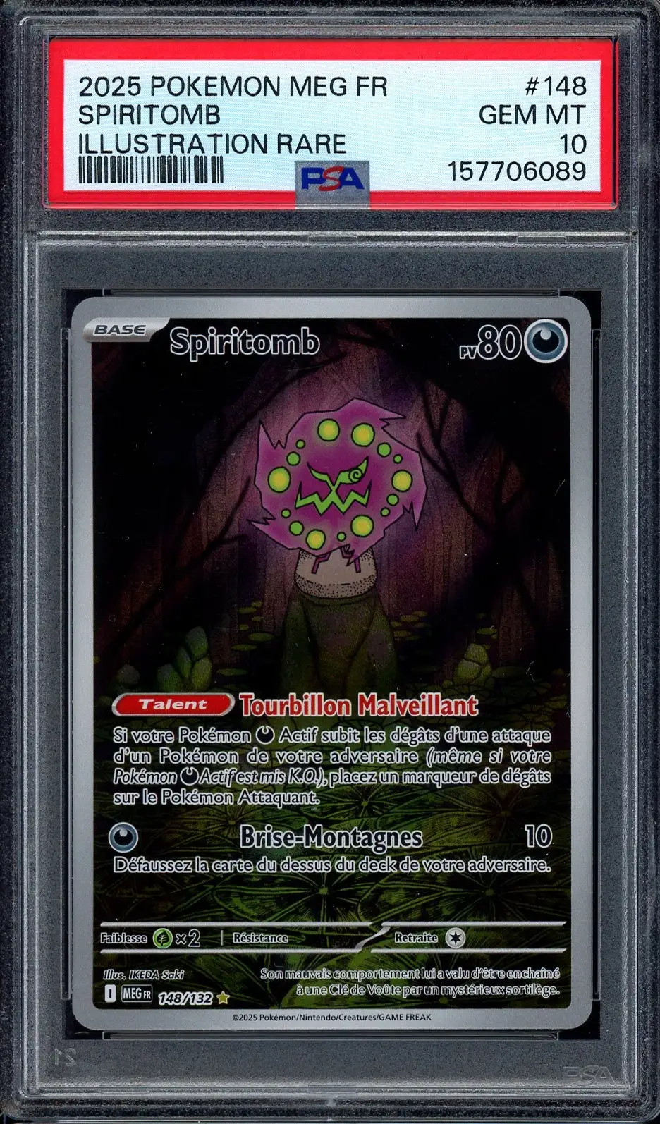 PSA 10 Spiritomb