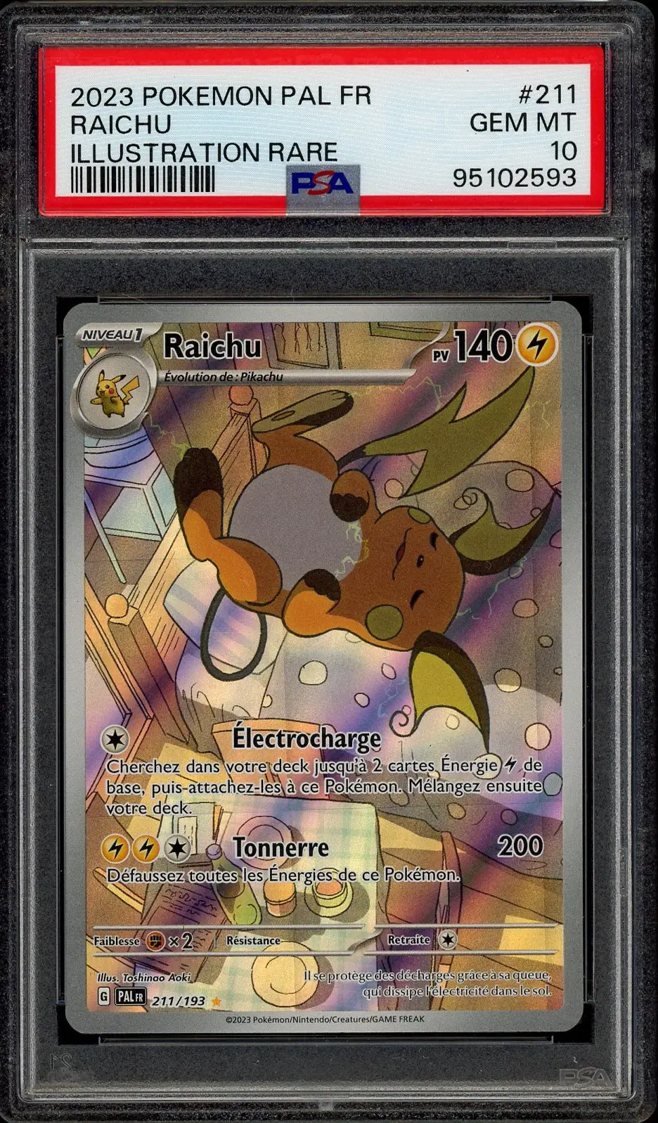 PSA 10 Raichu
