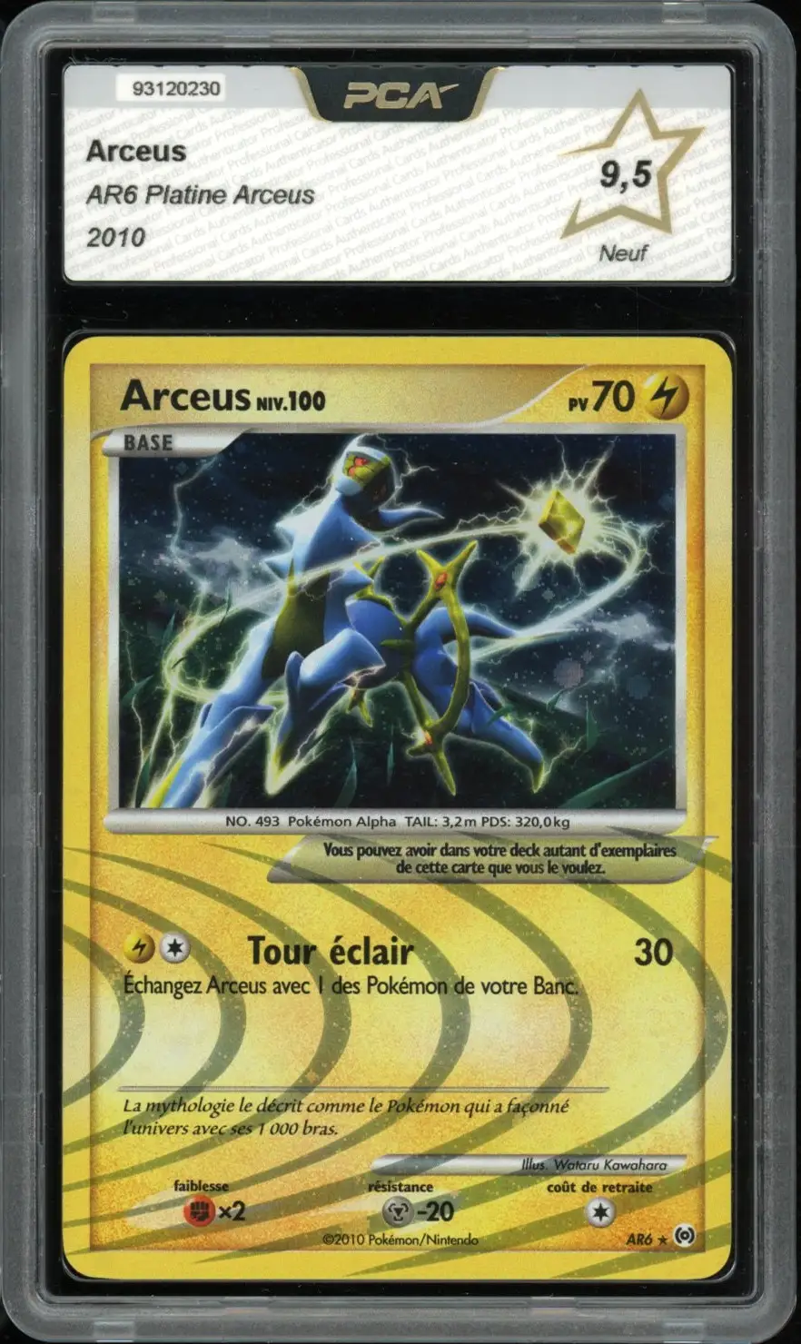 PCA 9.5 Arceus Holo