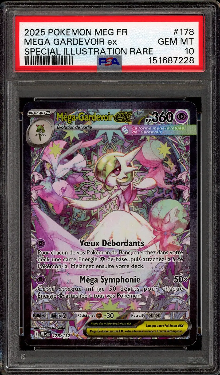 PSA 10 Méga-Gardevoir Ex