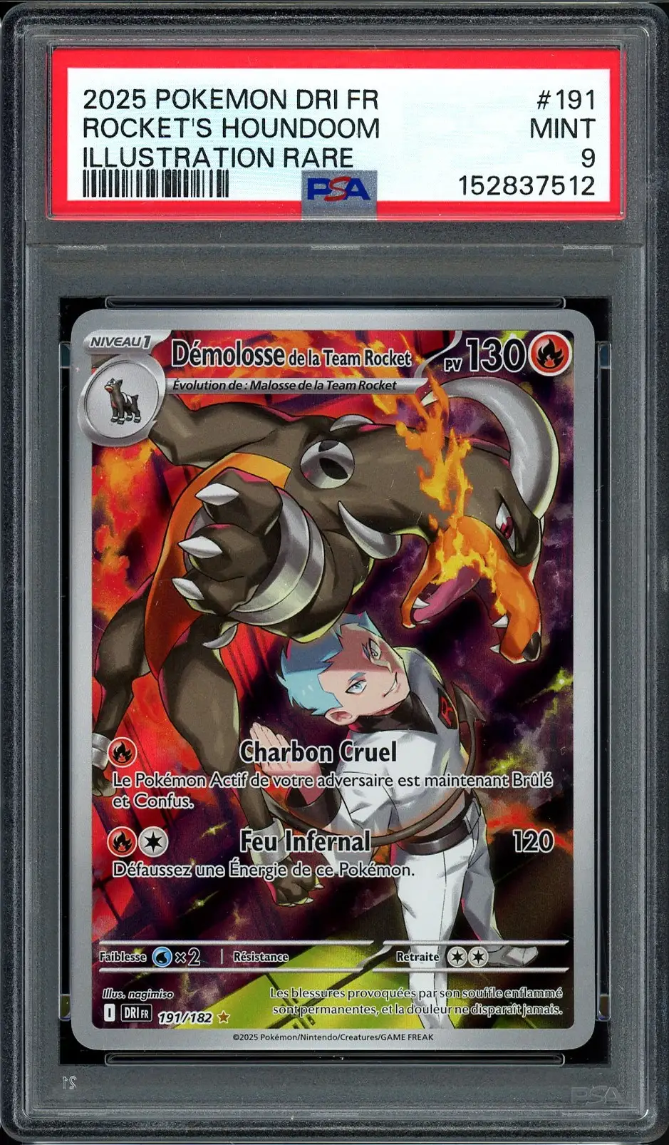 PSA 9 Démolosse de la Team Rocket