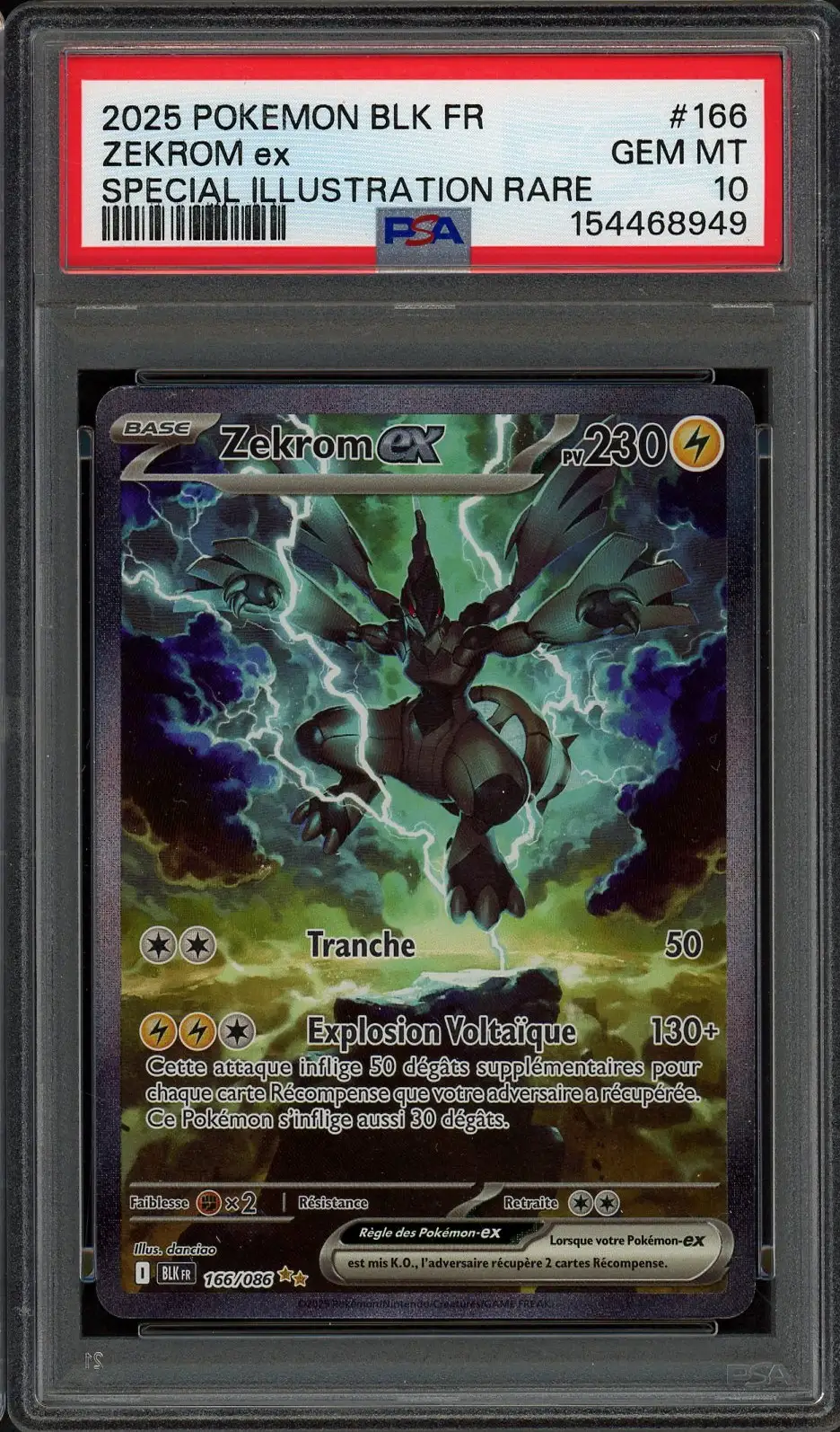 PSA 10 Zekrom Ex