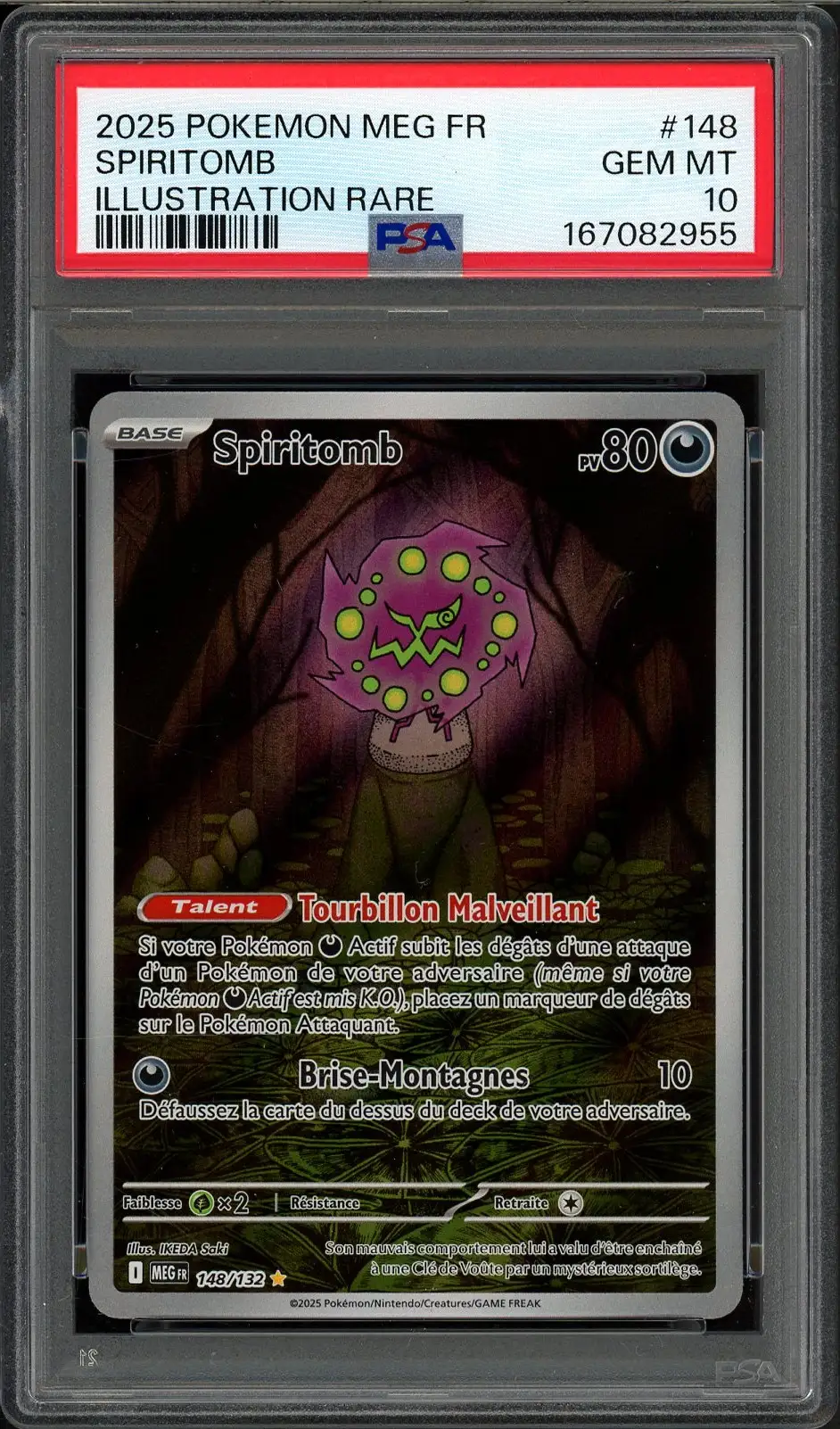 PSA 10 Spiritomb
