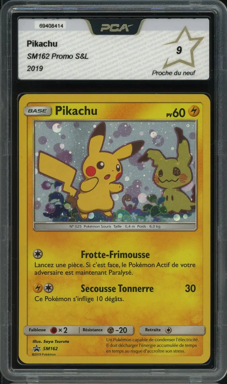 PCA 9 Pikachu Holo