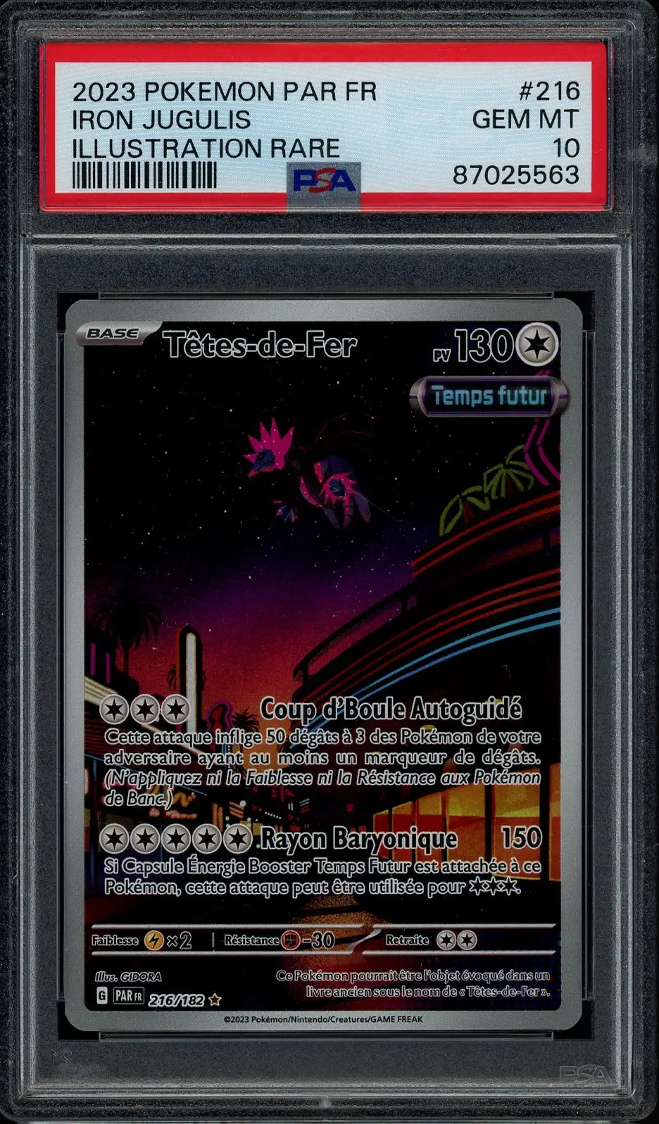 PSA 10 Têtes-de-Fer
