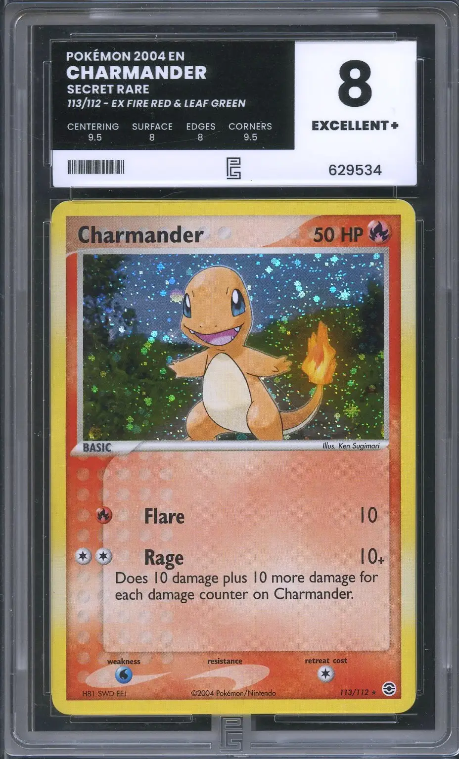 PG 8 Charmander Holo