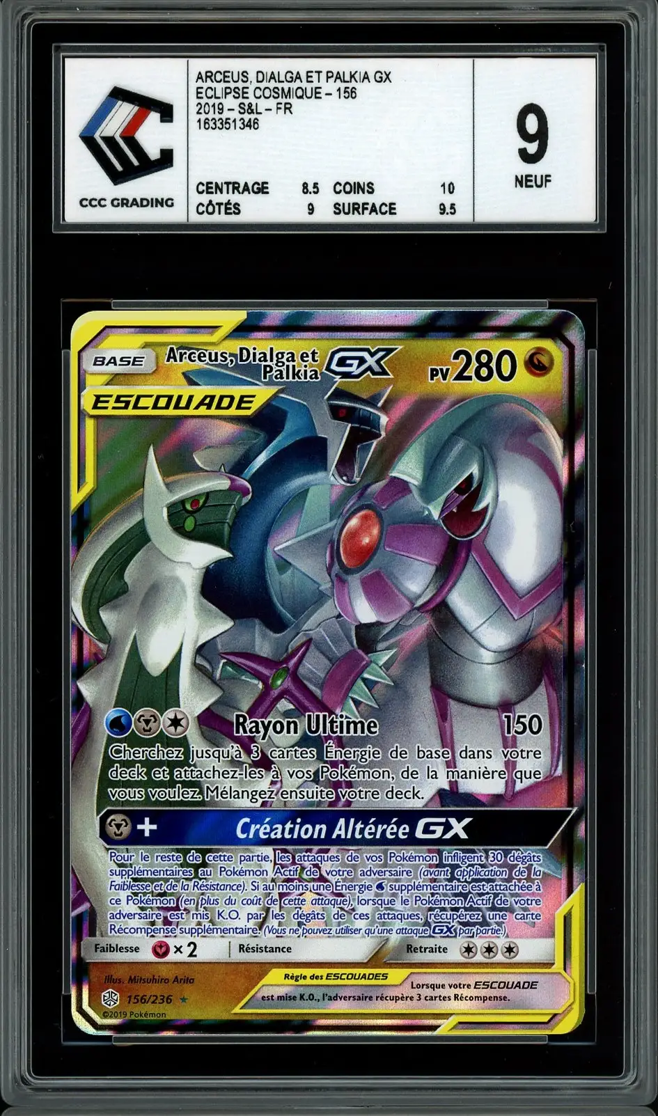 CCC 9 Arceus, Dialga et Palkia Gx