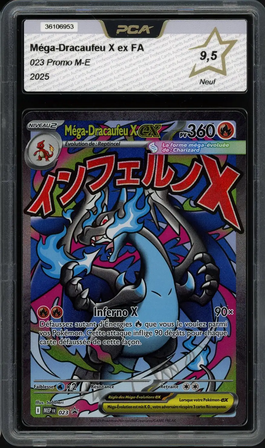 PCA 9.5 Méga-Dracaufeu X Ex
