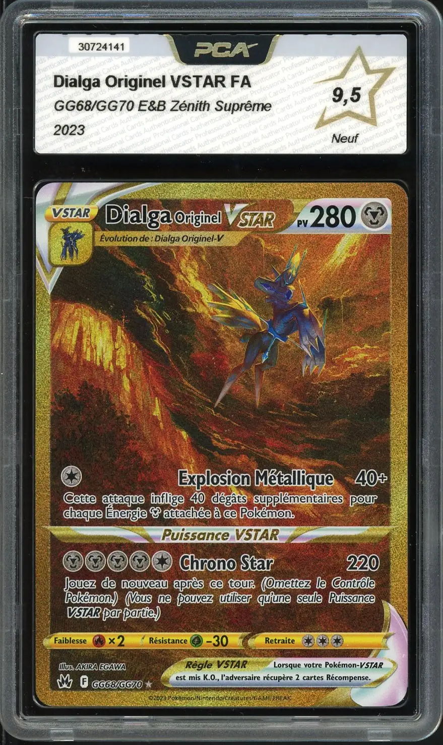 PCA 9.5 Dialga Originel VStar Gold