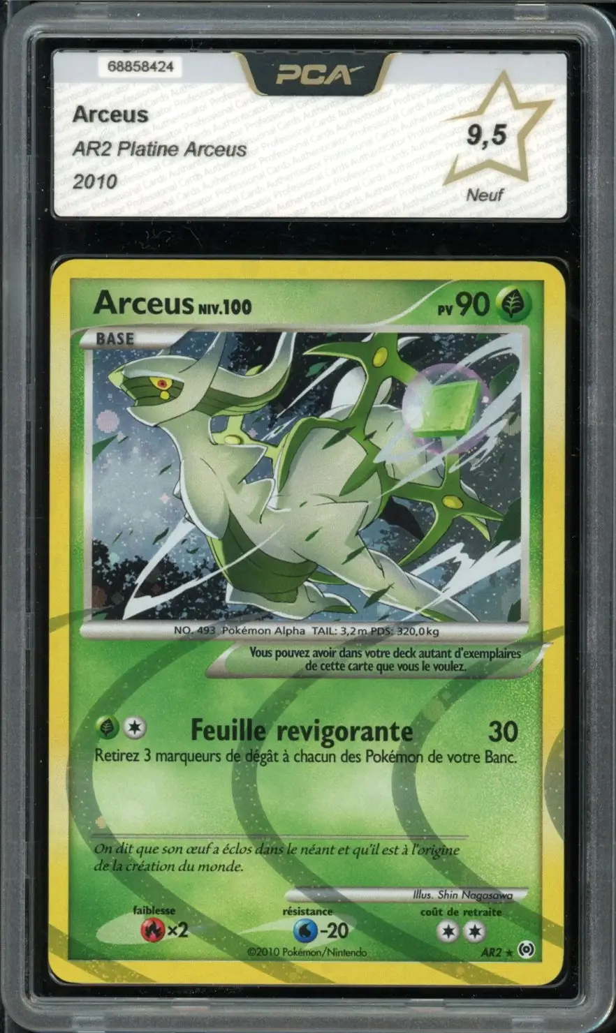 PCA 9.5 Arceus Holo