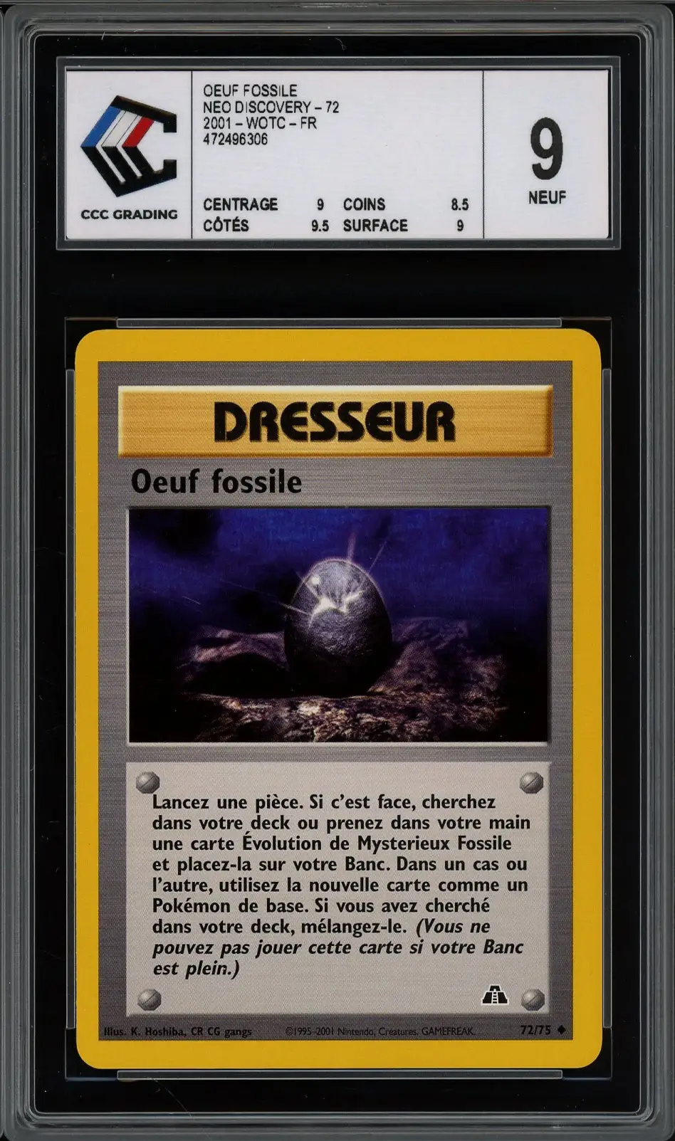 CCC 9 Œuf Fossile