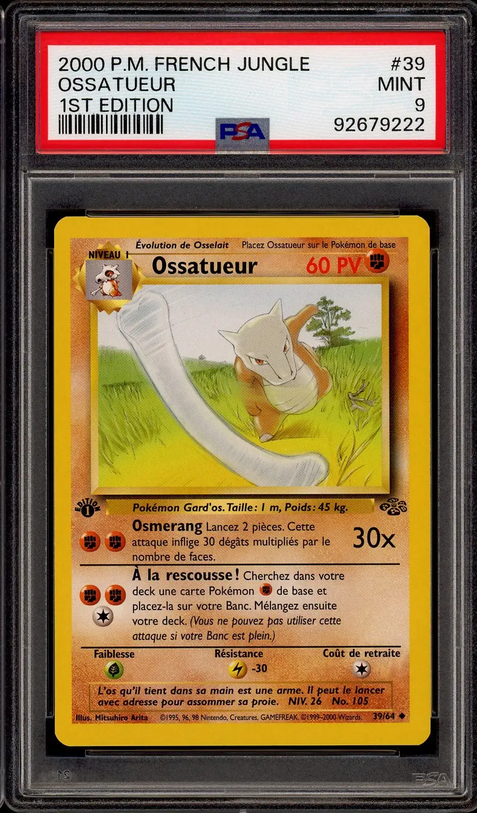 PSA 9 Ossatueur