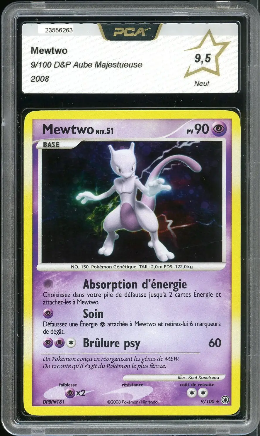 PCA 9.5 Mewtwo Holo