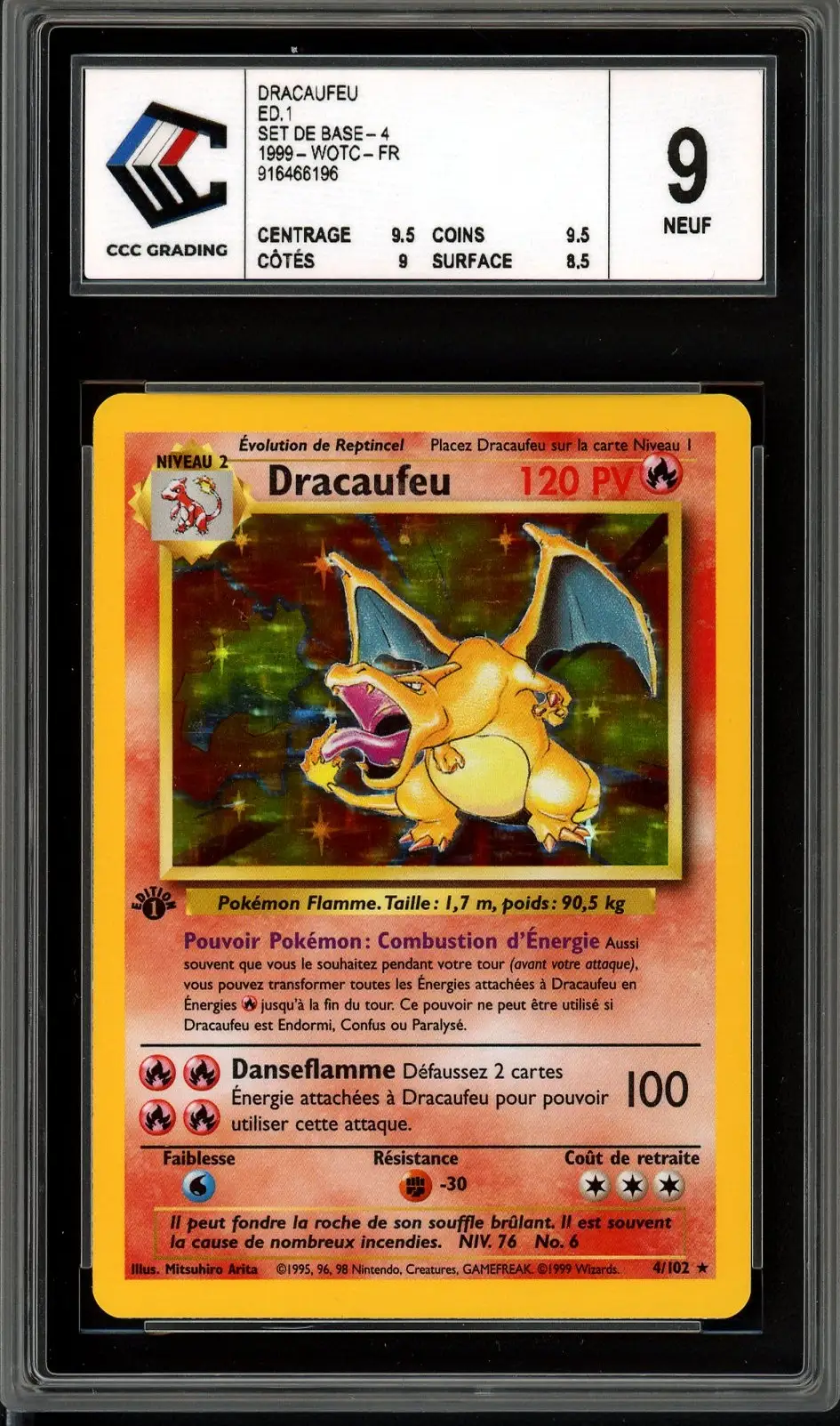 CCC 9 Dracaufeu Holo