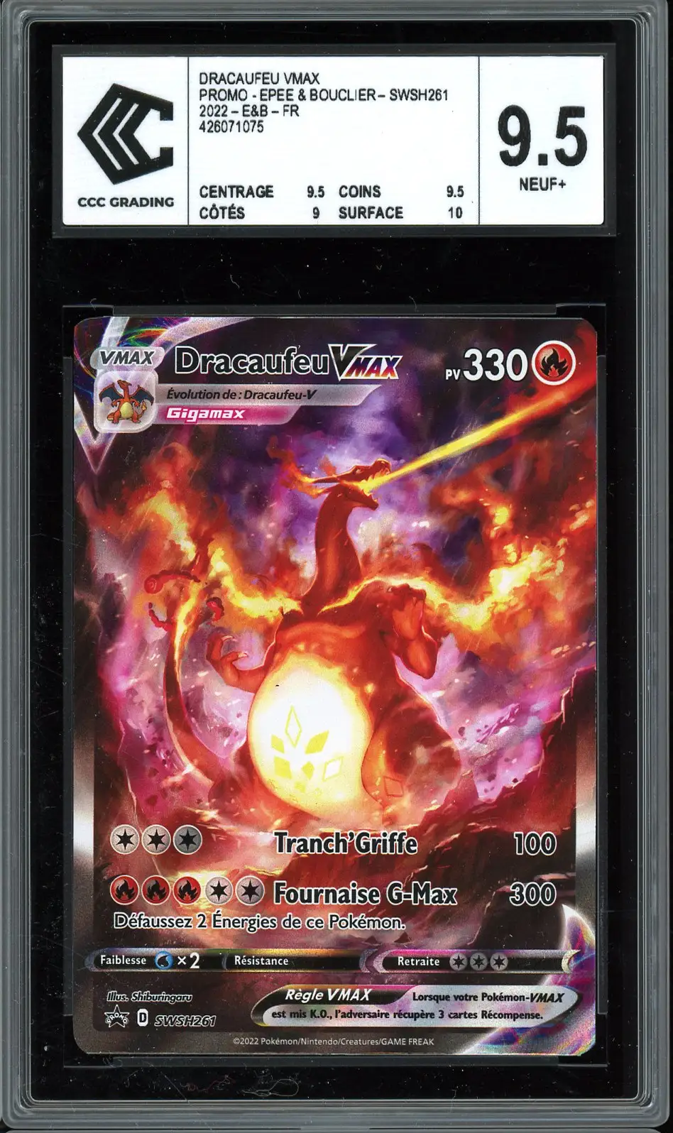 CCC 9.5 Dracaufeu VMax