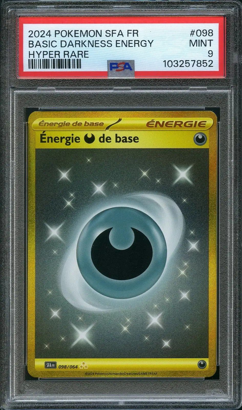 PSA 9 Énergie Gold