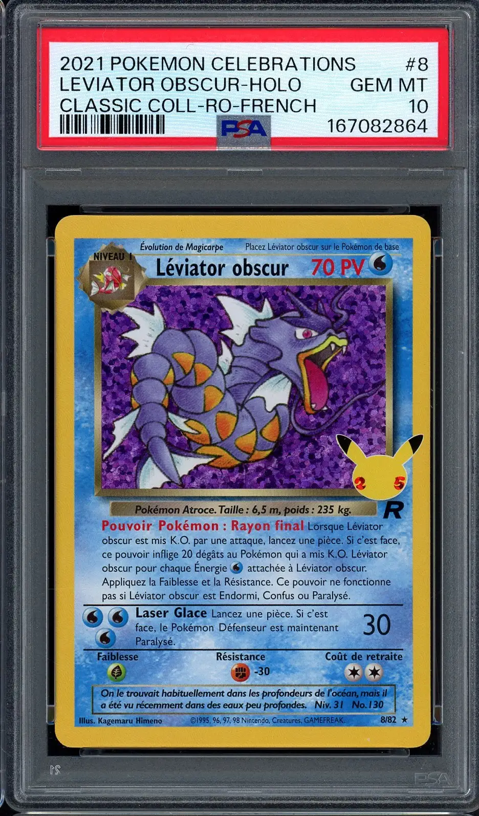 PSA 10 Léviator Obscur Holo