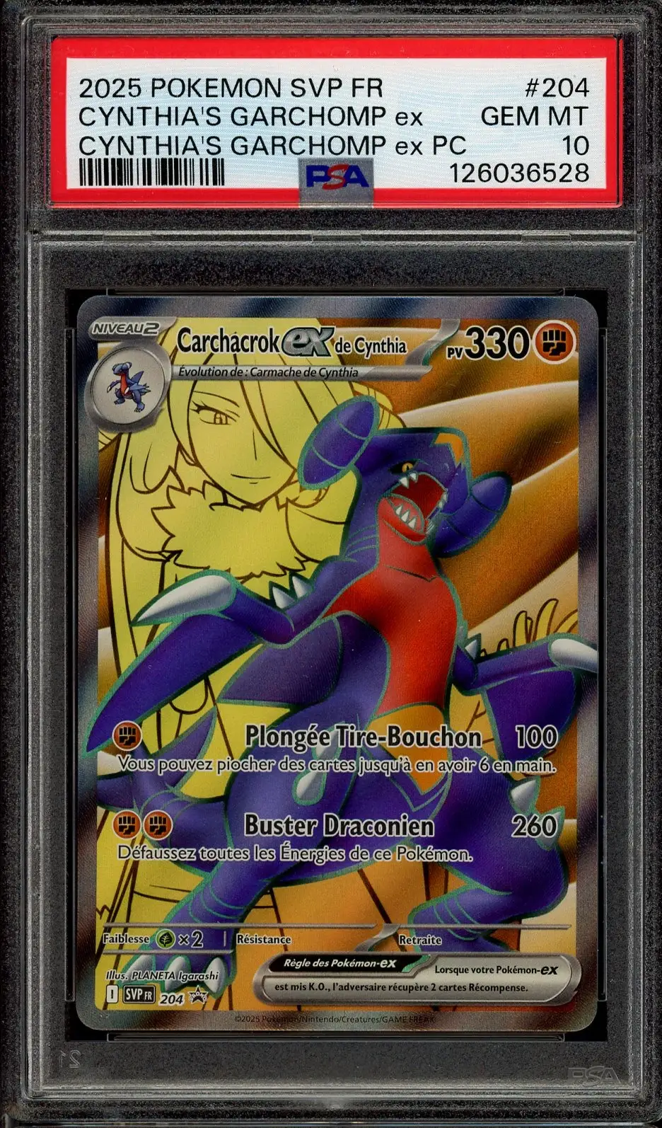 PSA 10 Carchacrok Ex