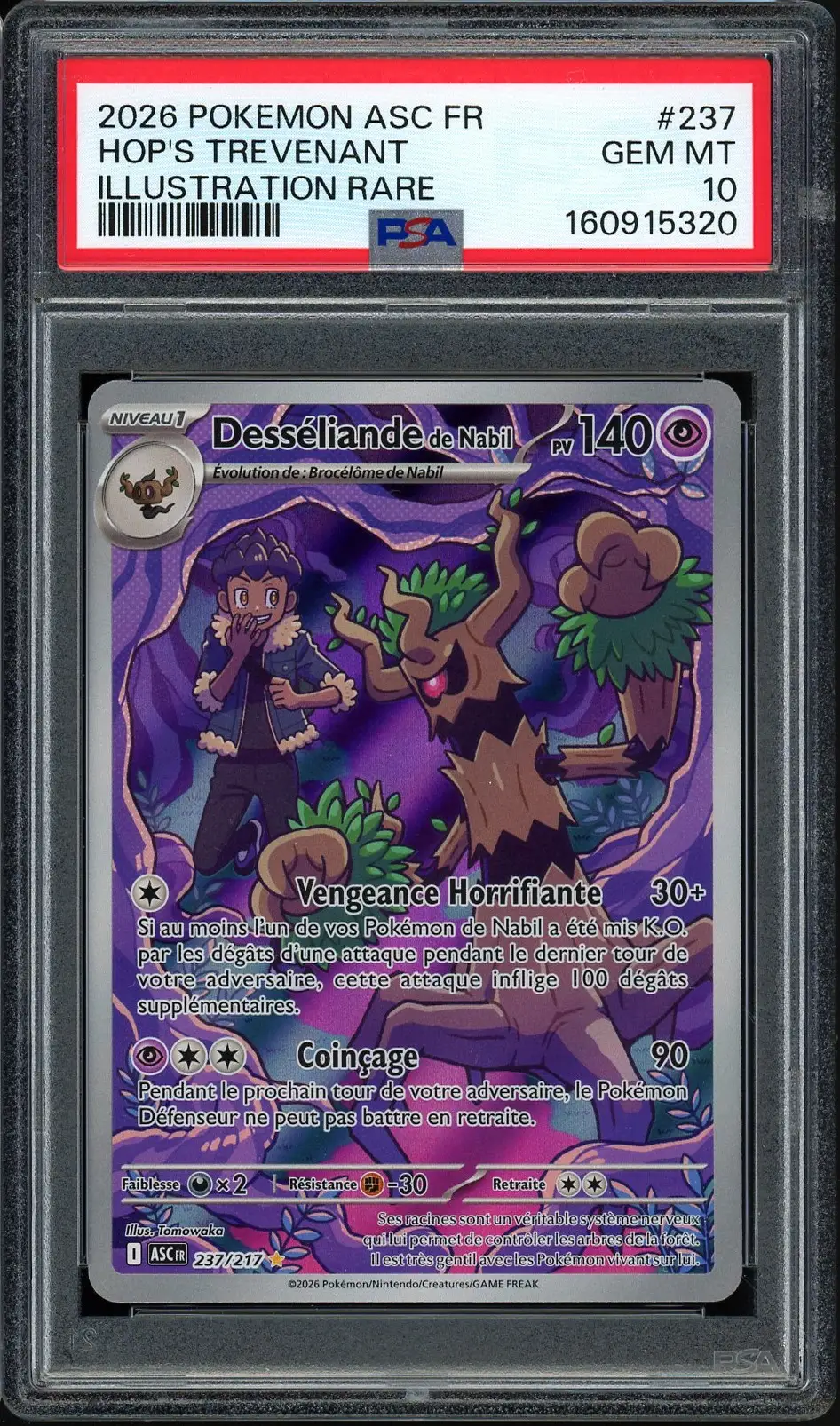 PSA 10 Desséliande de Nabil