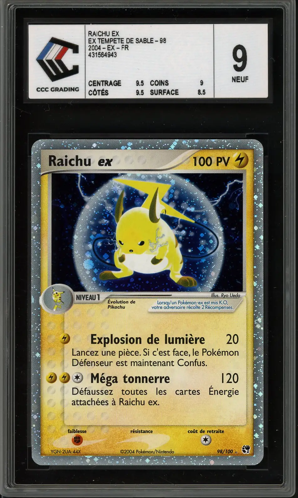 CCC 9 Raichu Ex Holo