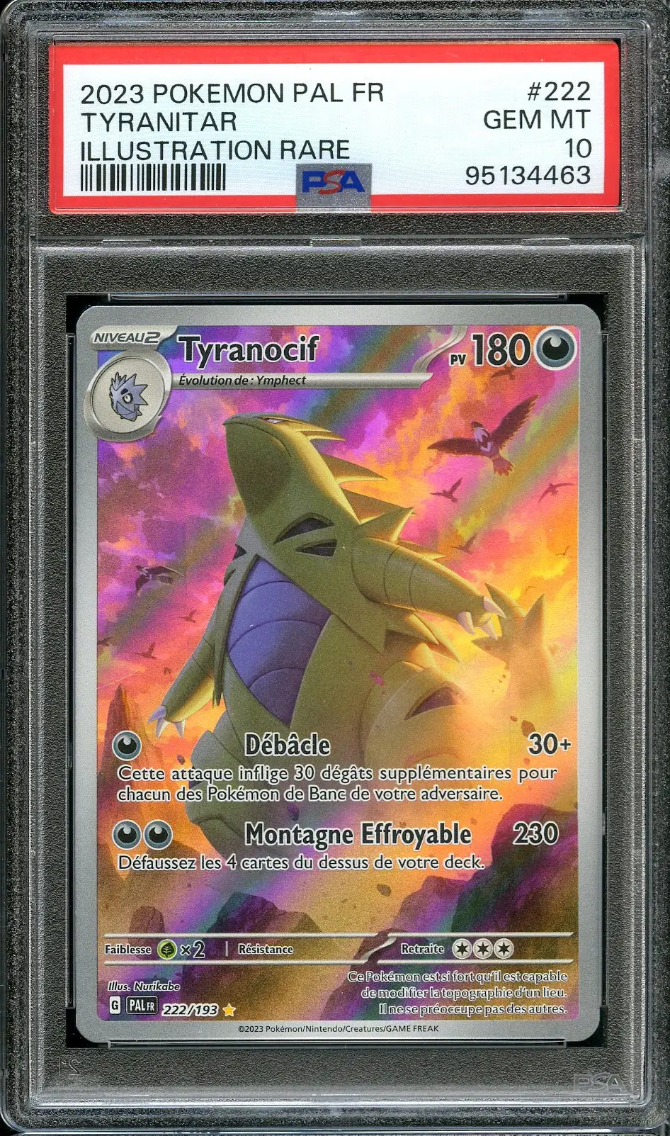 PSA 10 Tyranocif