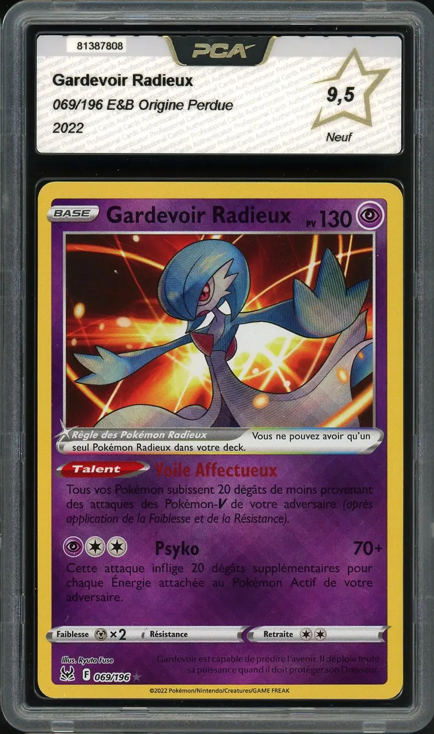 PCA 9.5 Gardevoir Radieux