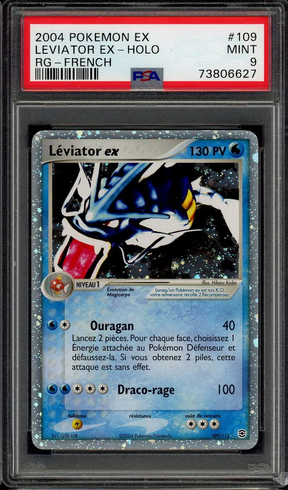 PSA 9 Léviator Ex