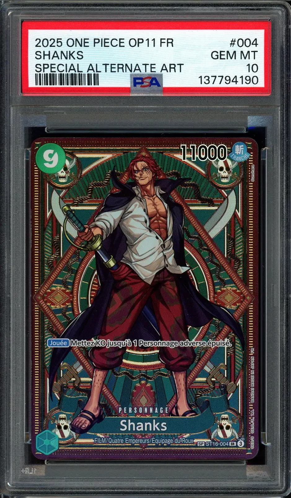 PSA 10 Shanks