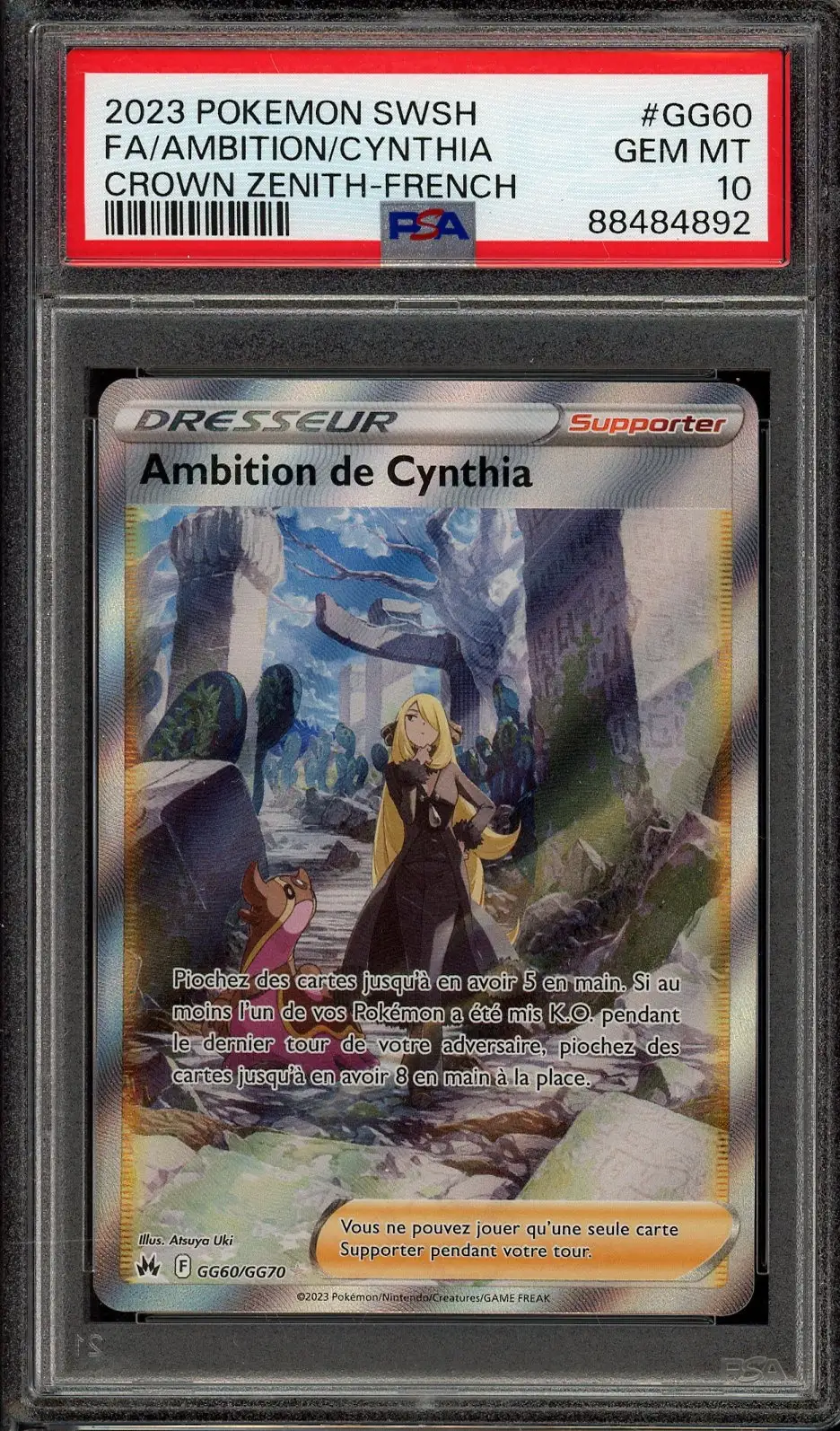 PSA 10 Ambition de Cynthia