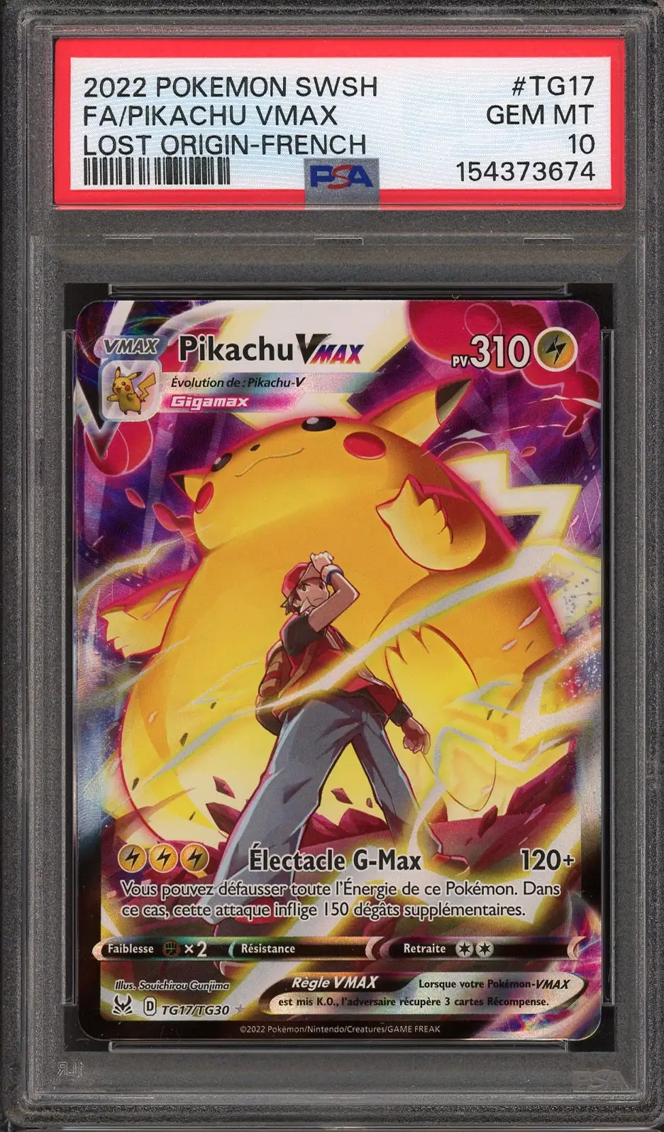 PSA 10 Pikachu VMax