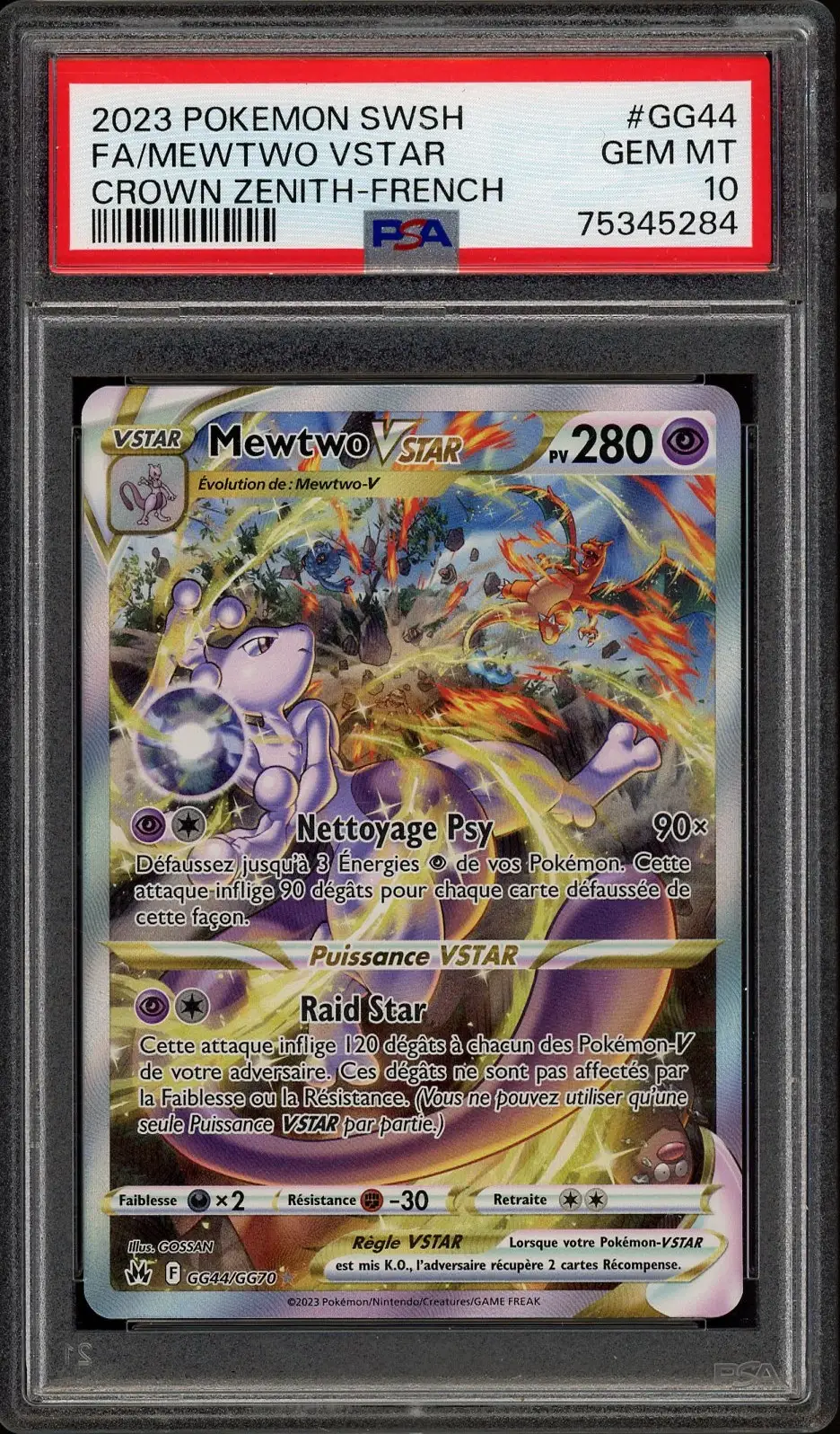 PSA 10 Mewtwo VStar