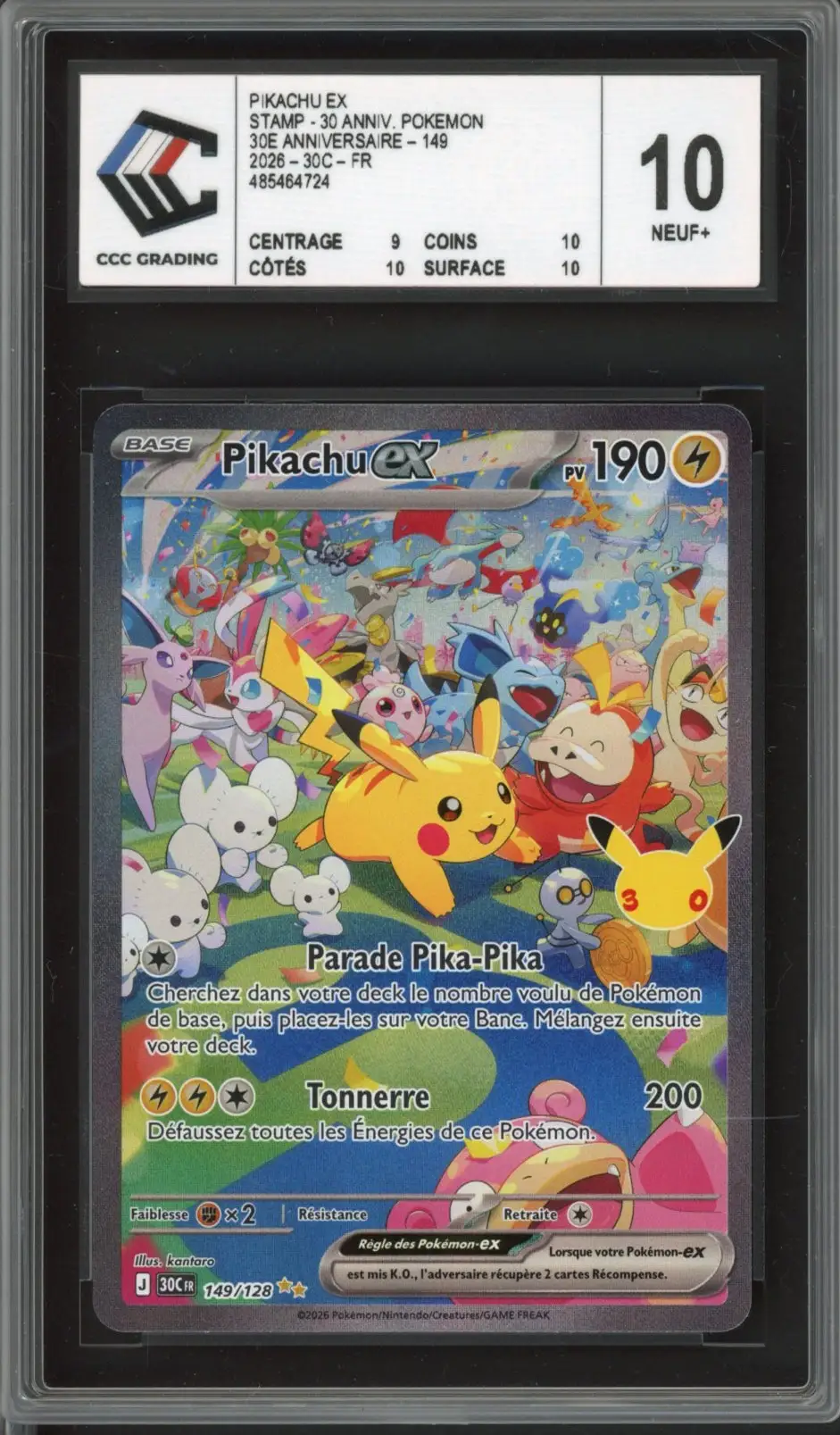 CCC 10 Pikachu Ex