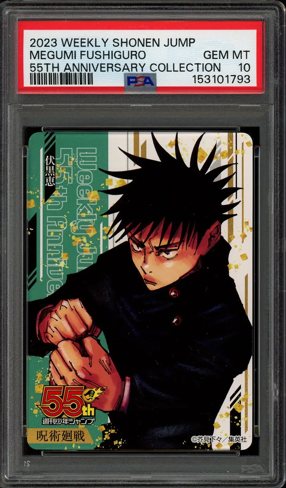 PSA 10 Megumi Fushiguro