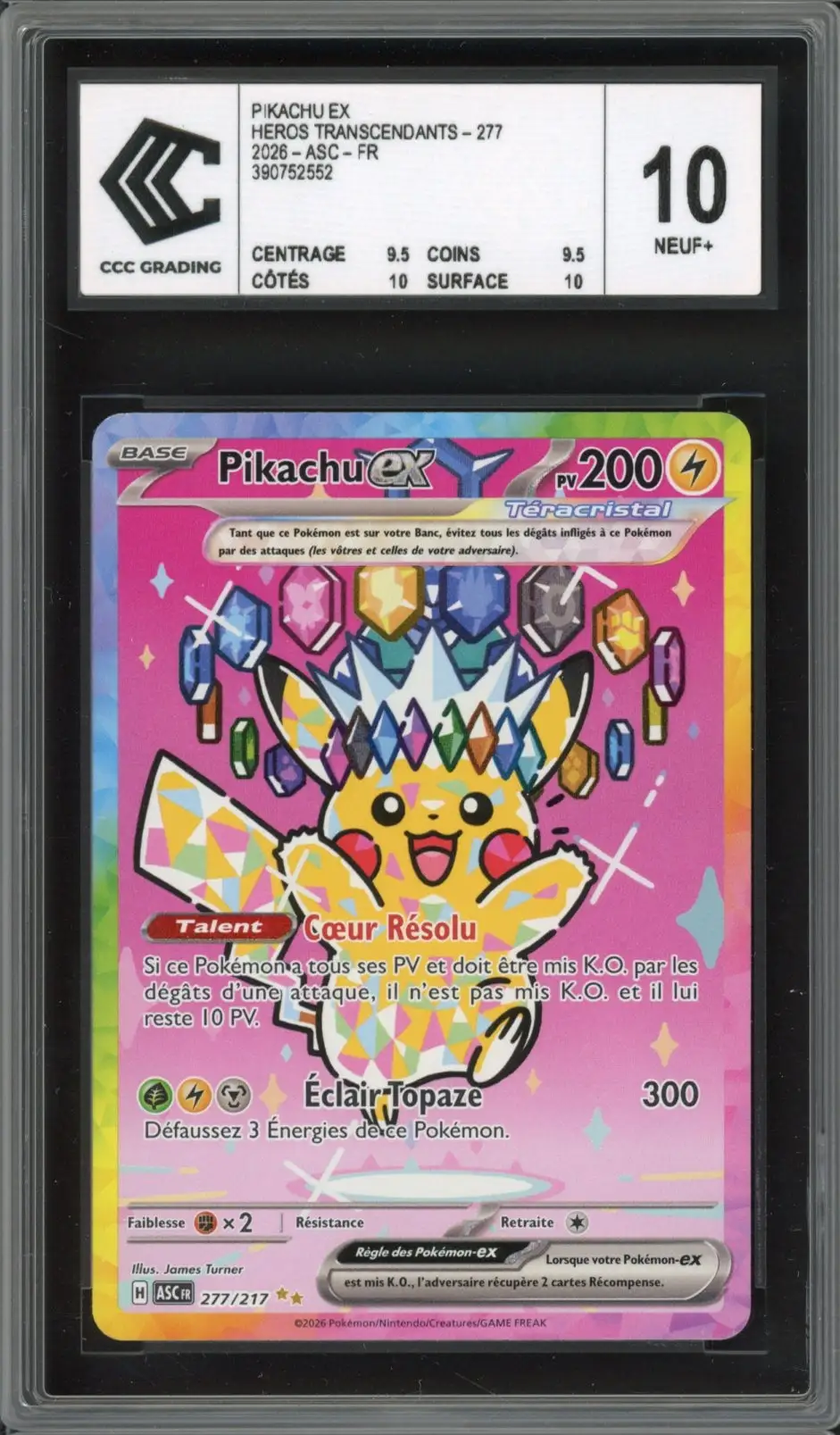 CCC 10 Pikachu Ex
