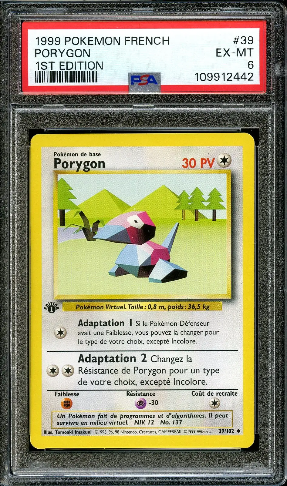 PSA 6 Porygon
