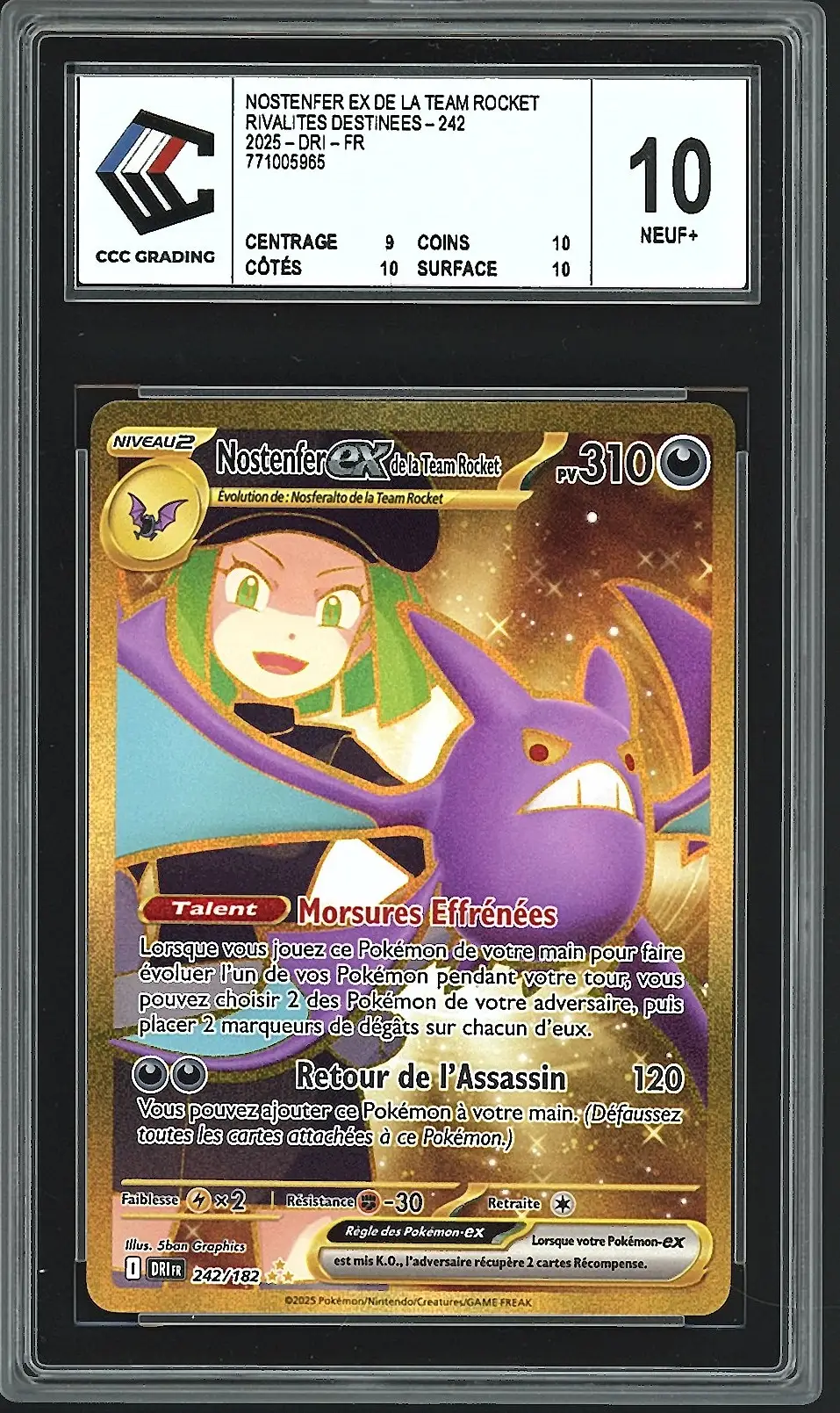 CCC 10 Nostenfer Ex de la Team Rocket Gold