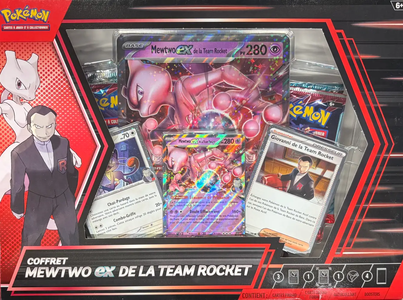 Coffret Mewtwo Ex de la Team Rocket