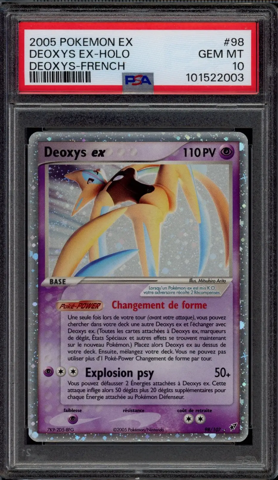 PSA 10 Deoxys Ex