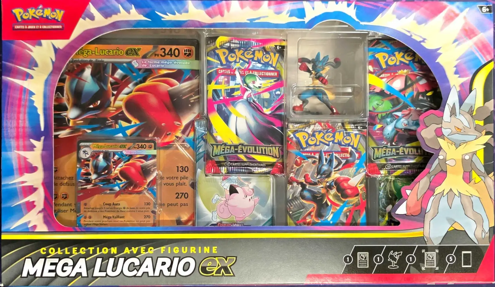 Coffret Collection avec Figurine Mega Lucario Ex