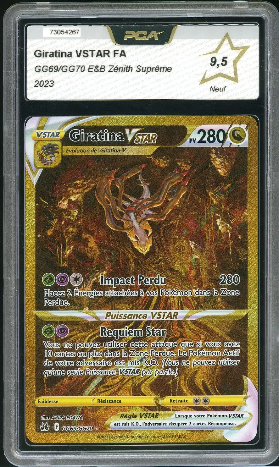 PCA 9.5 Giratina VStar Gold