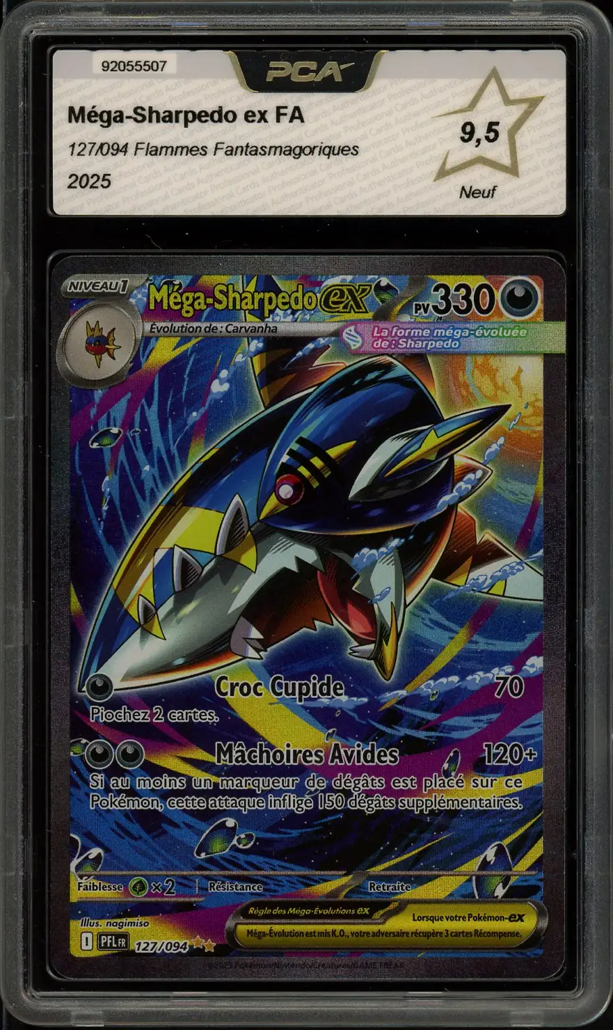 PCA 9.5 Méga-Sharpedo Ex