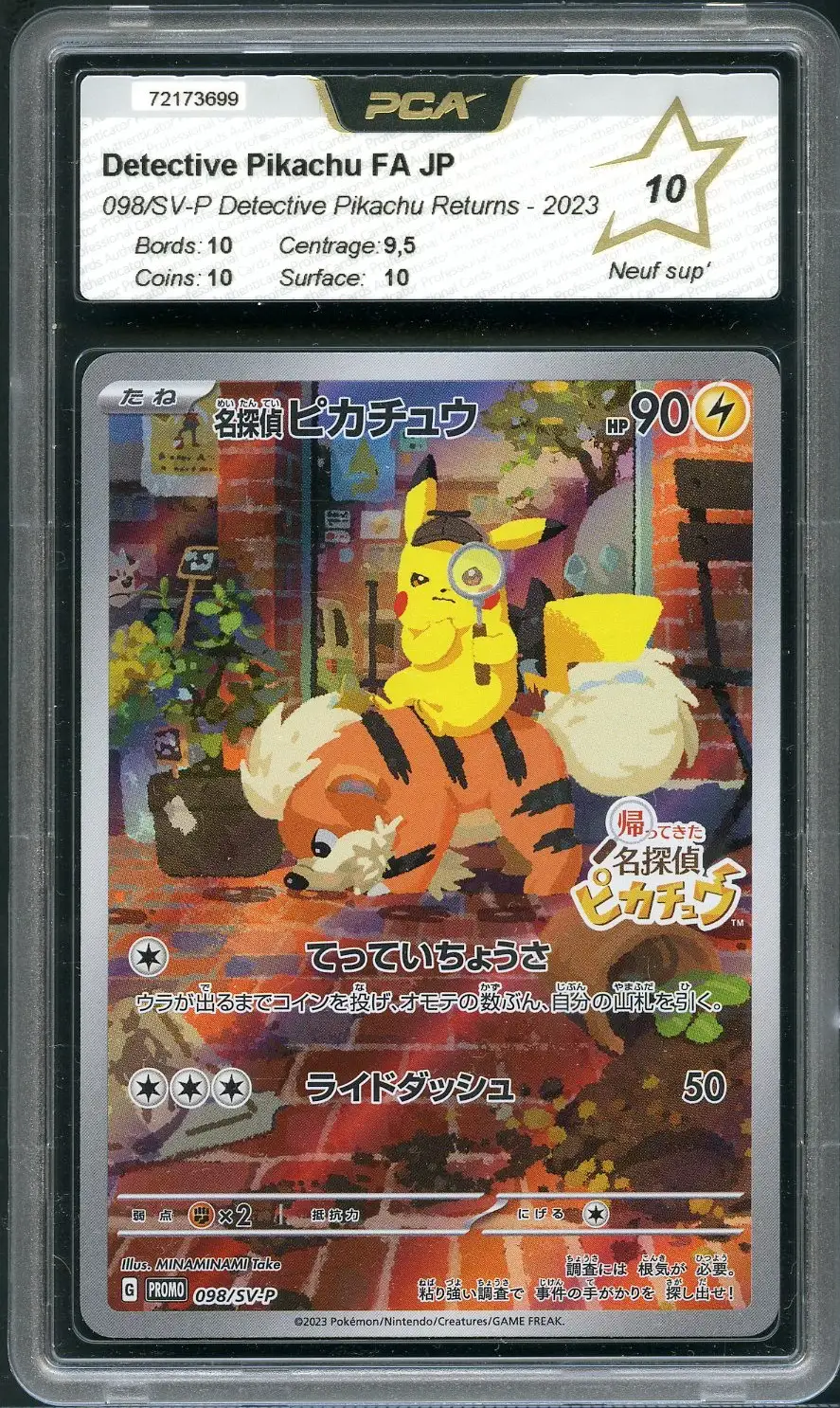 PCA 10 Detective Pikachu