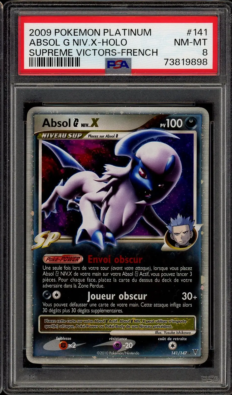 PSA 8 Absol G Niv. X