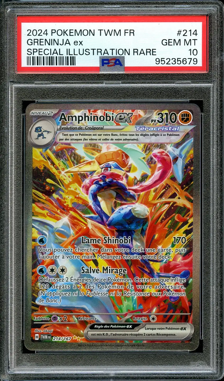 PSA 10 Greninja Ex