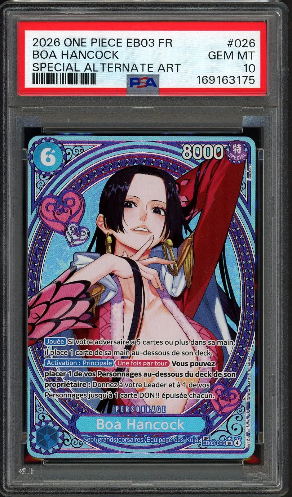 PSA 10 Boa Hancock