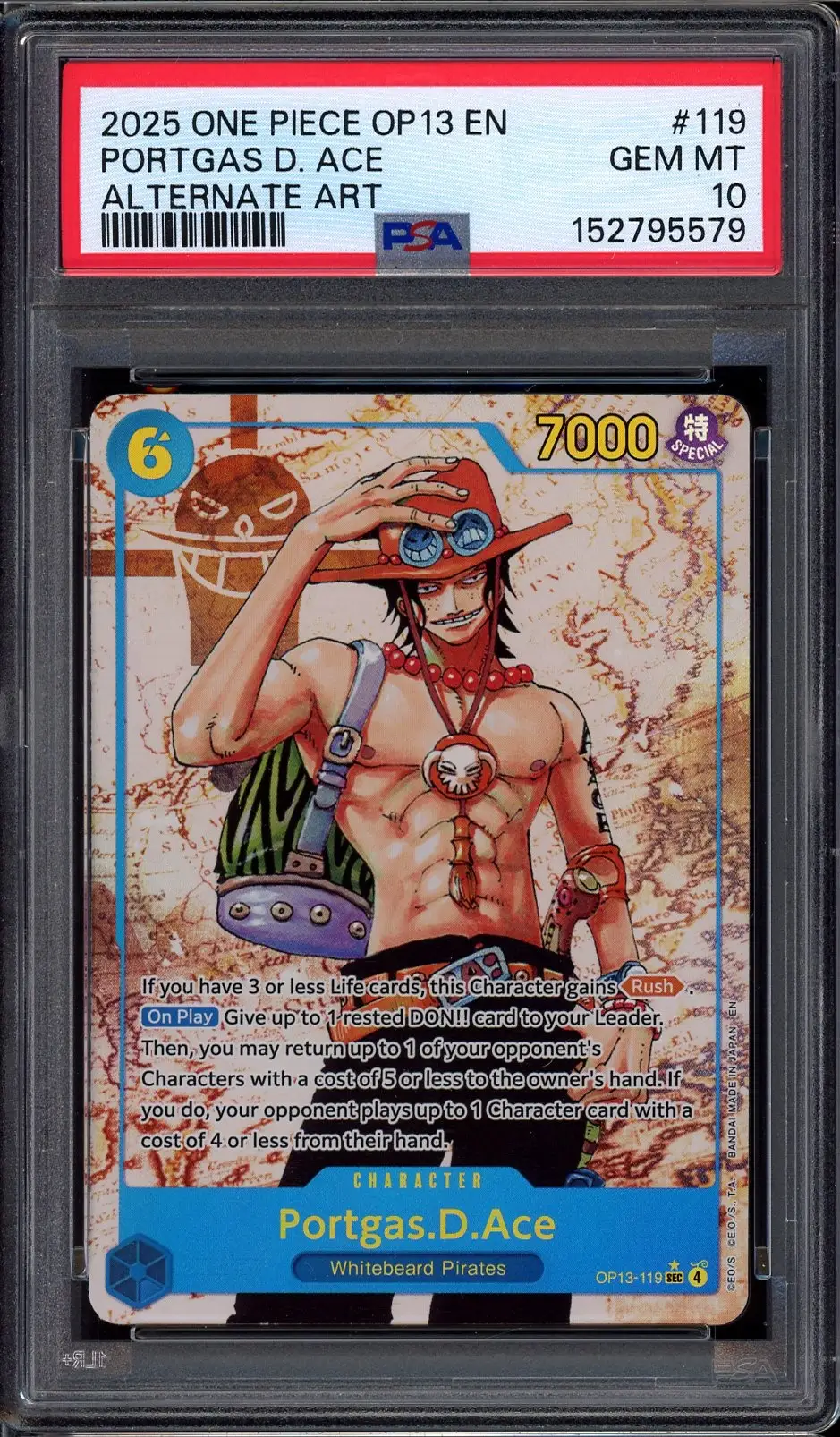 PSA 10 Portgas D. Ace