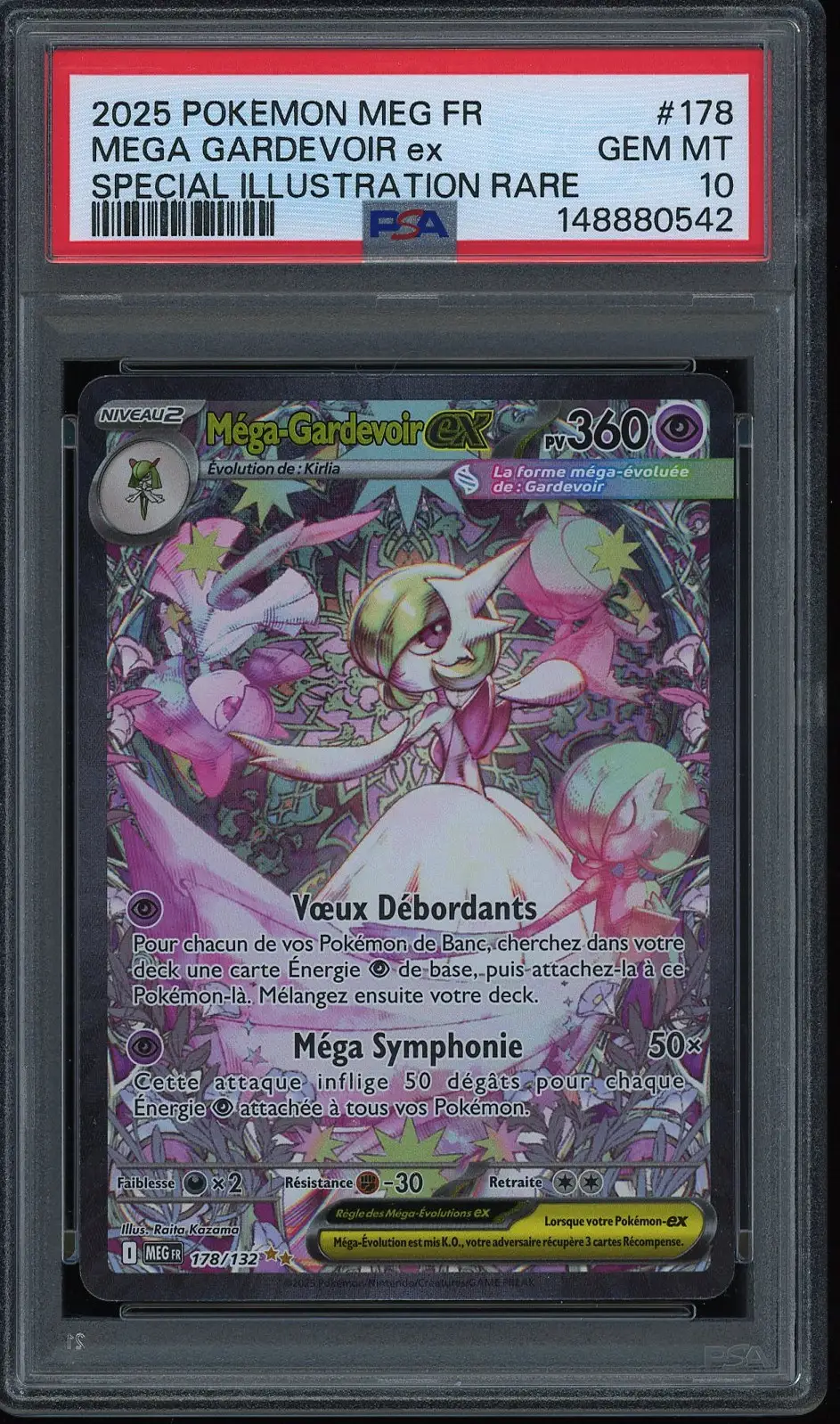 PSA 10 Méga-Gardevoir Ex