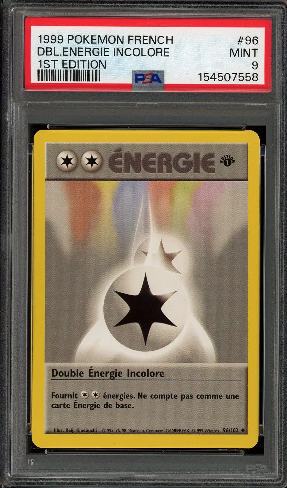 PSA 9 Double Energie Incolore