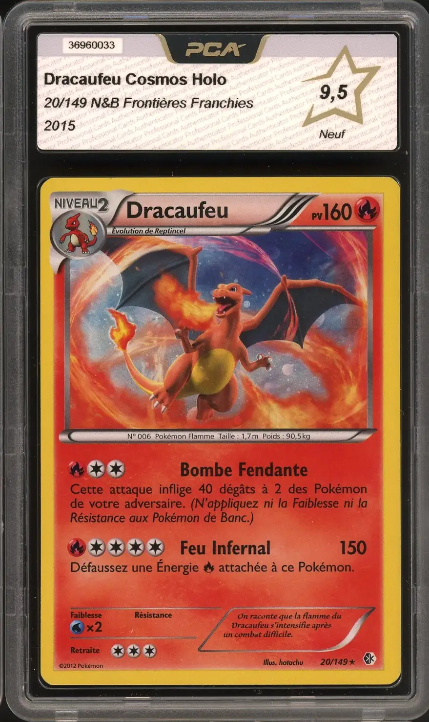 PCA 9.5 Dracaufeu Holo