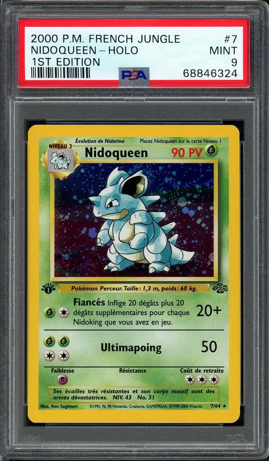 PSA 9 Nidoqueen Holo